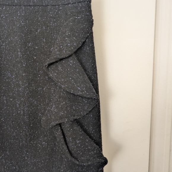 BB DAKOTA RUFFLE BLACK MINI SKIRT SIZE 10 - Picture 3 of 6